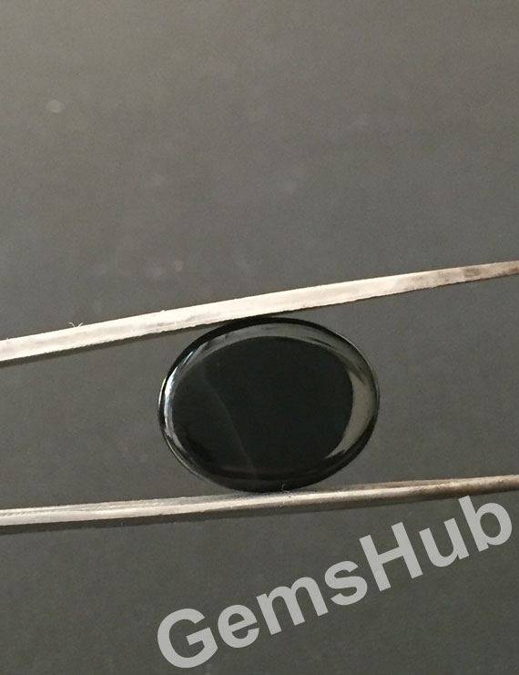 Natural Certified Sulemani Black Hakik Stone, 12.5